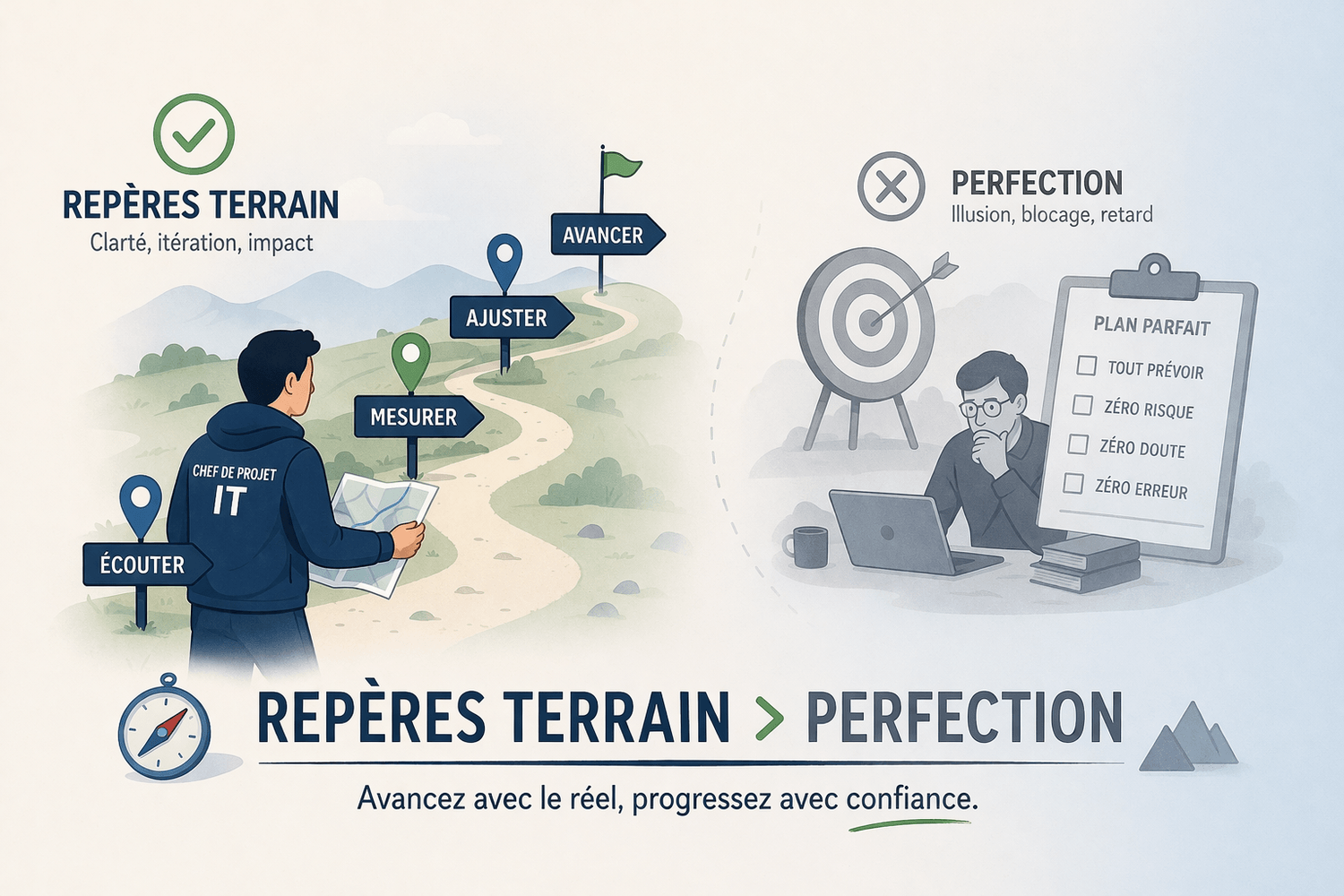 reprendre confiance en gestion de projet IT grâce à des repères terrain