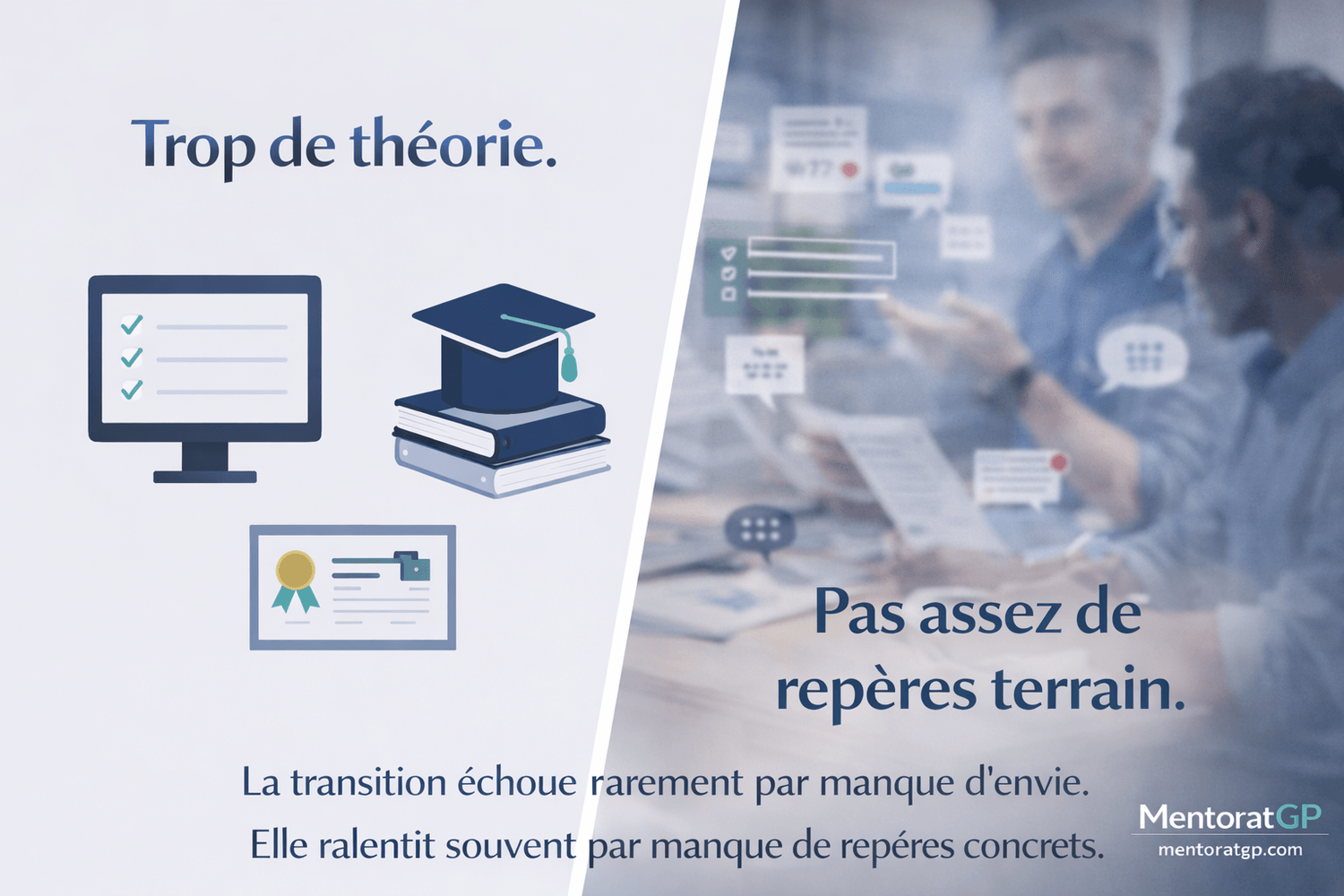 Trop de théorie. Pas assez de repères terrain.