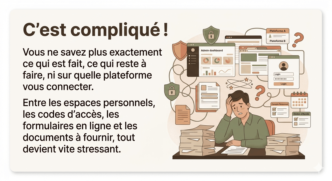 papiers compliqués pour les seniors