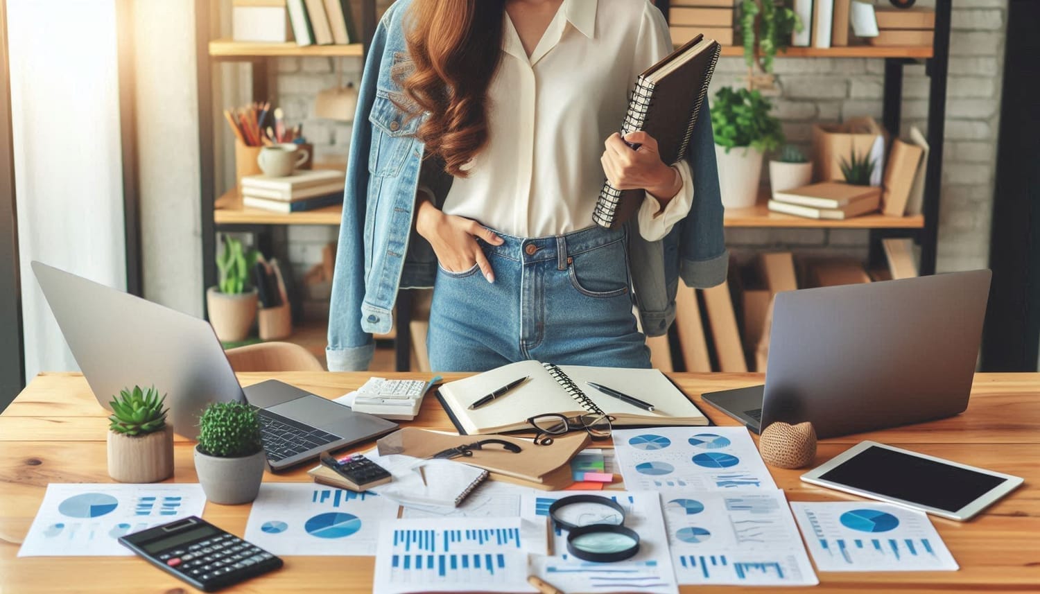 Illustration of an entrepreneur planning a startup, representing AutoBizOps’ free course on starting and running a small business in Australia