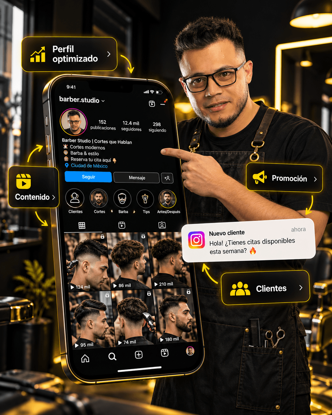 José Rojas presenta Sistema Barber: perfil, contenido y promoción