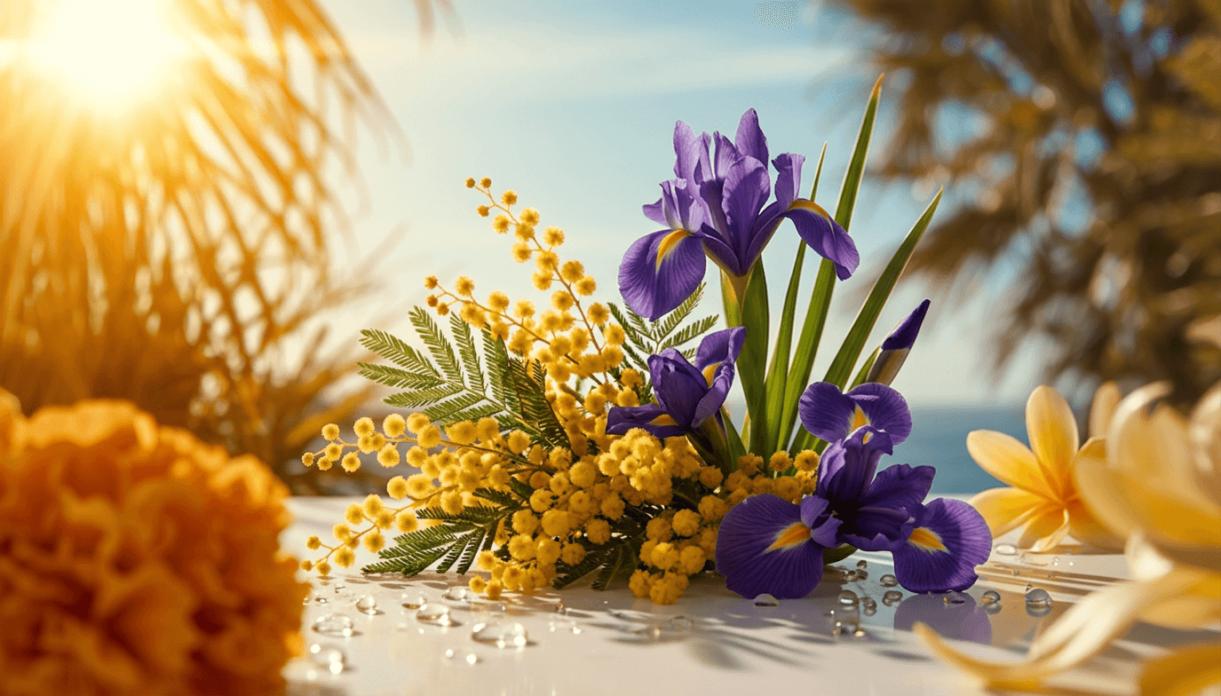 Mimosa et Iris de Grasse Les Rituelles de Lunadhya