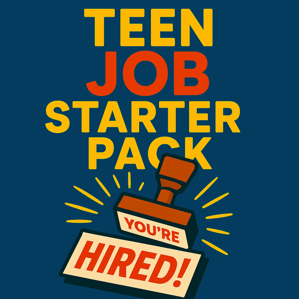 Teen Job Starter Pack guide cover
