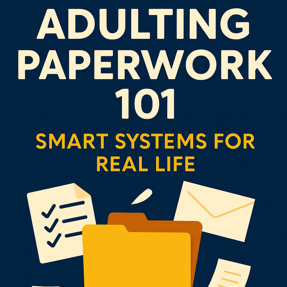 Adulting Paperwork 101 guide cover