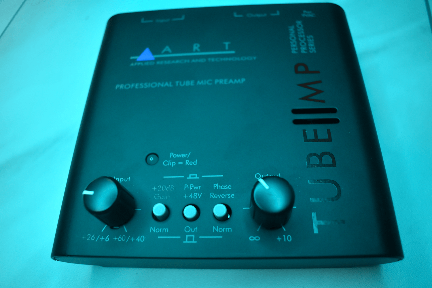 ART Tube Mic Preamp used for professional vocal recording at Sound Quake Studios Cape Breton