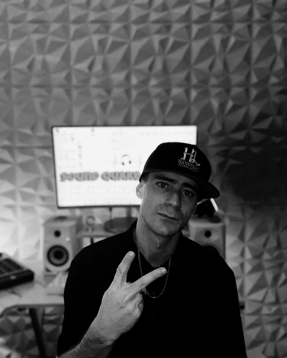 Sound Quake Studios founder and producer in Cape Breton recording studio