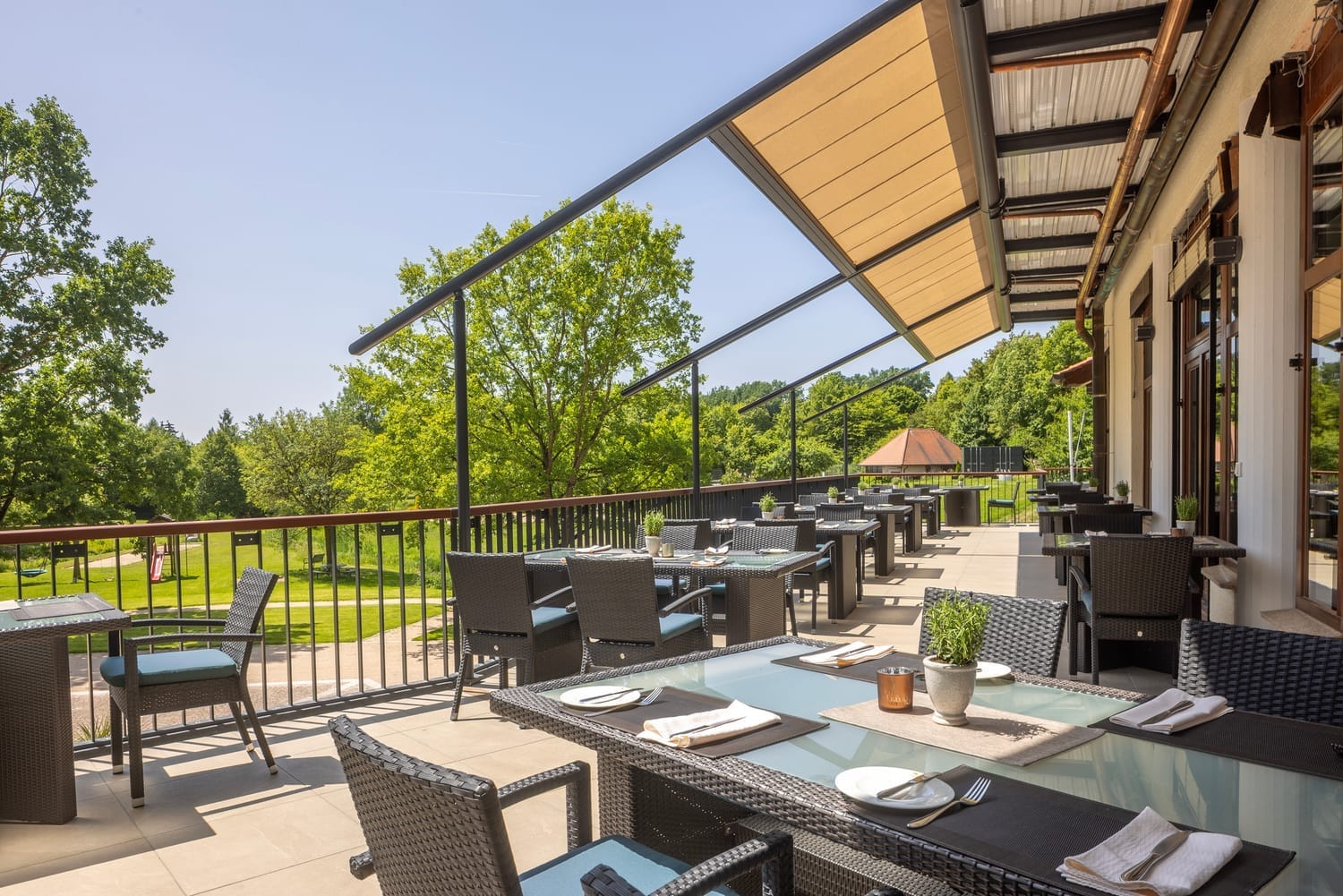 Flair Park Hotel ilshofen - Terrasse