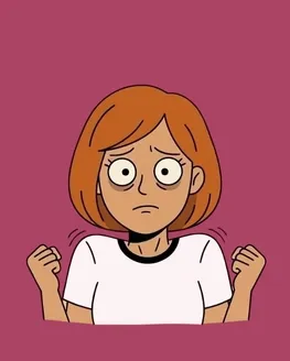 Maman épuisée dont le corps reste tendu après une crise