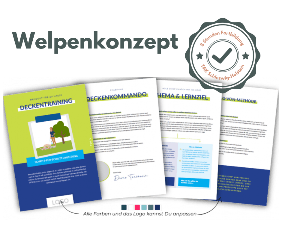 Welpenkonzept für Hundetrainer