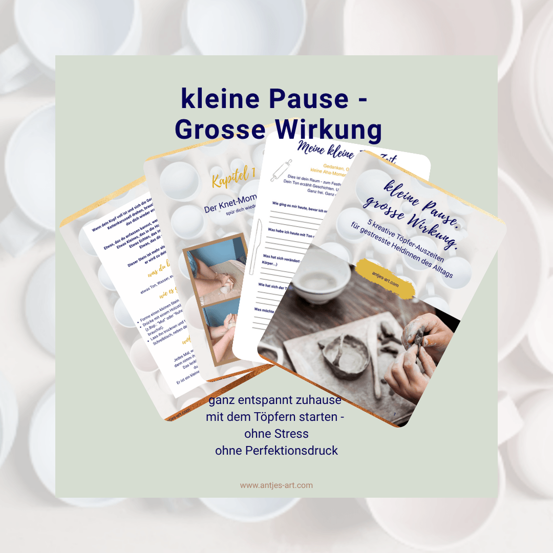 Workbook zum Start in das Hobby Töpfern