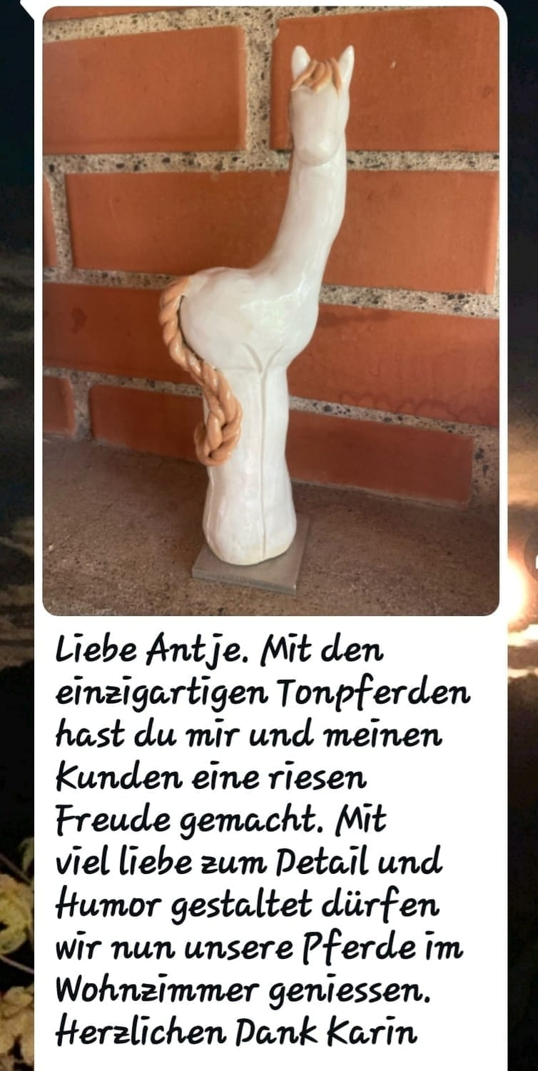 das 1. Pferdchen steht