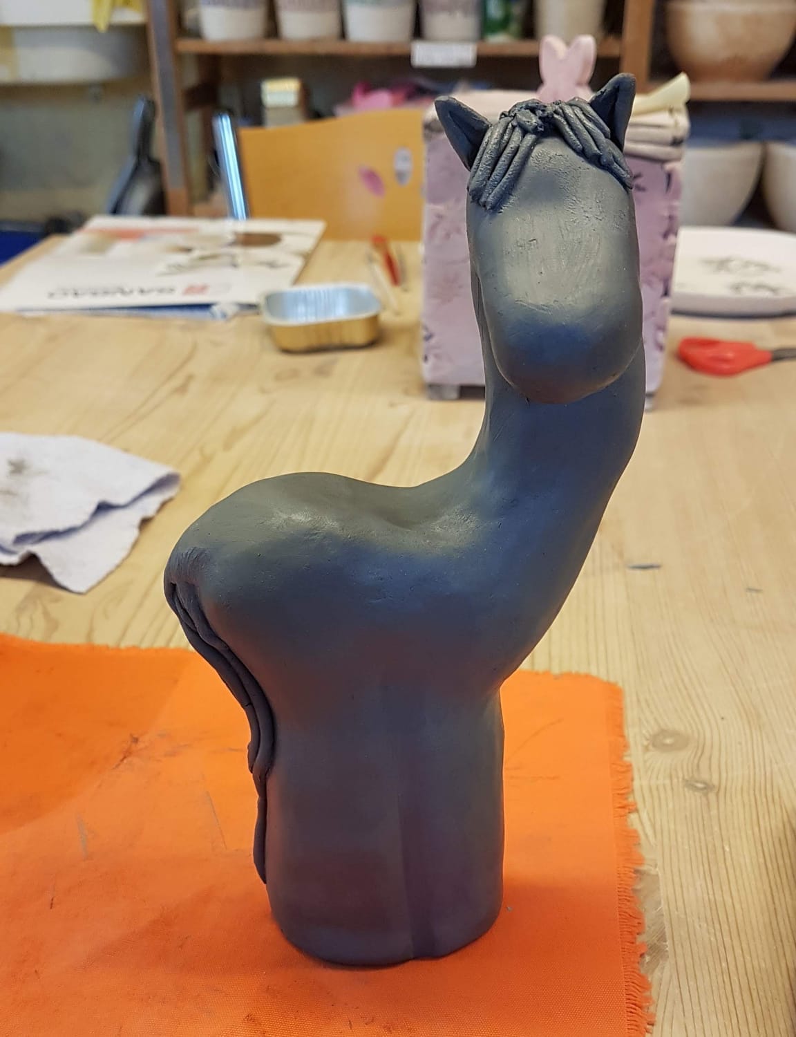 eine Friesenstute ist entstanden