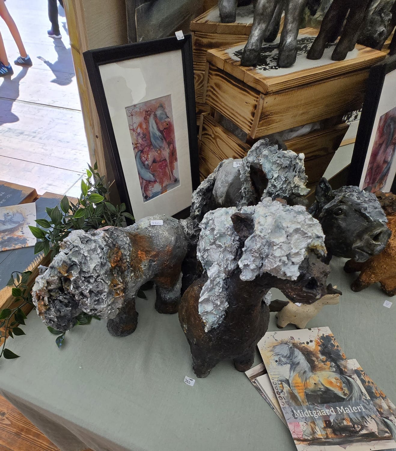 Skulpturen einer Künstlerin