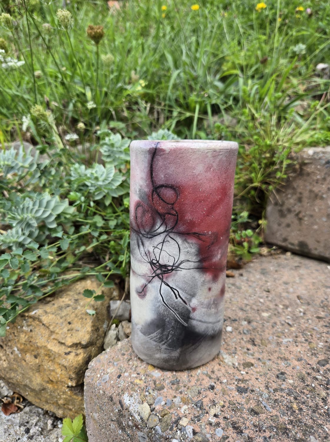 PiteFire-Brand beim Raku-Workshop