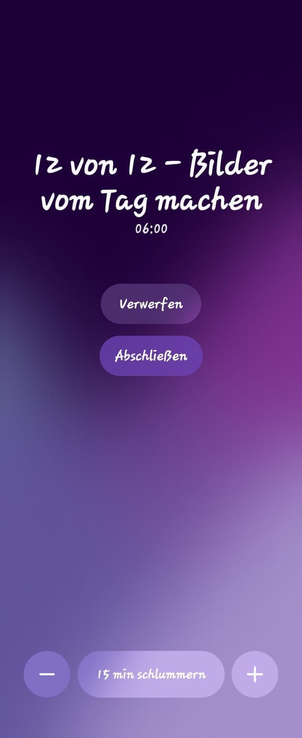 Der Wecker klingelte früh am Morgen