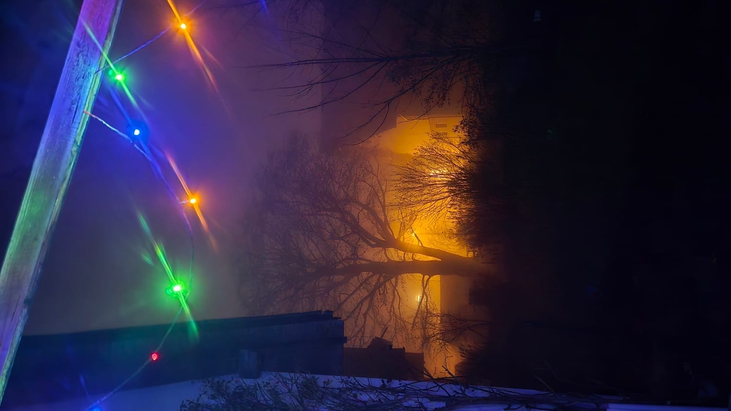 draussen ist es noch dunkel und kalt