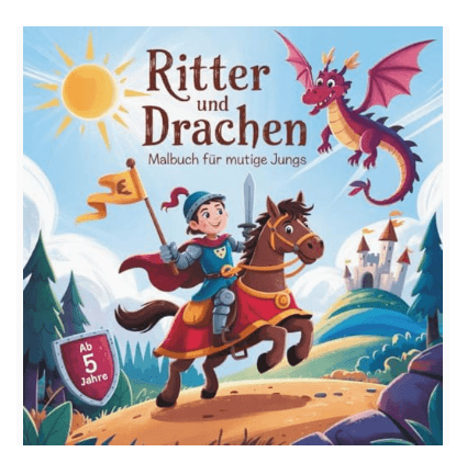 antjes drittes Malbuch "Riter & Drachen"