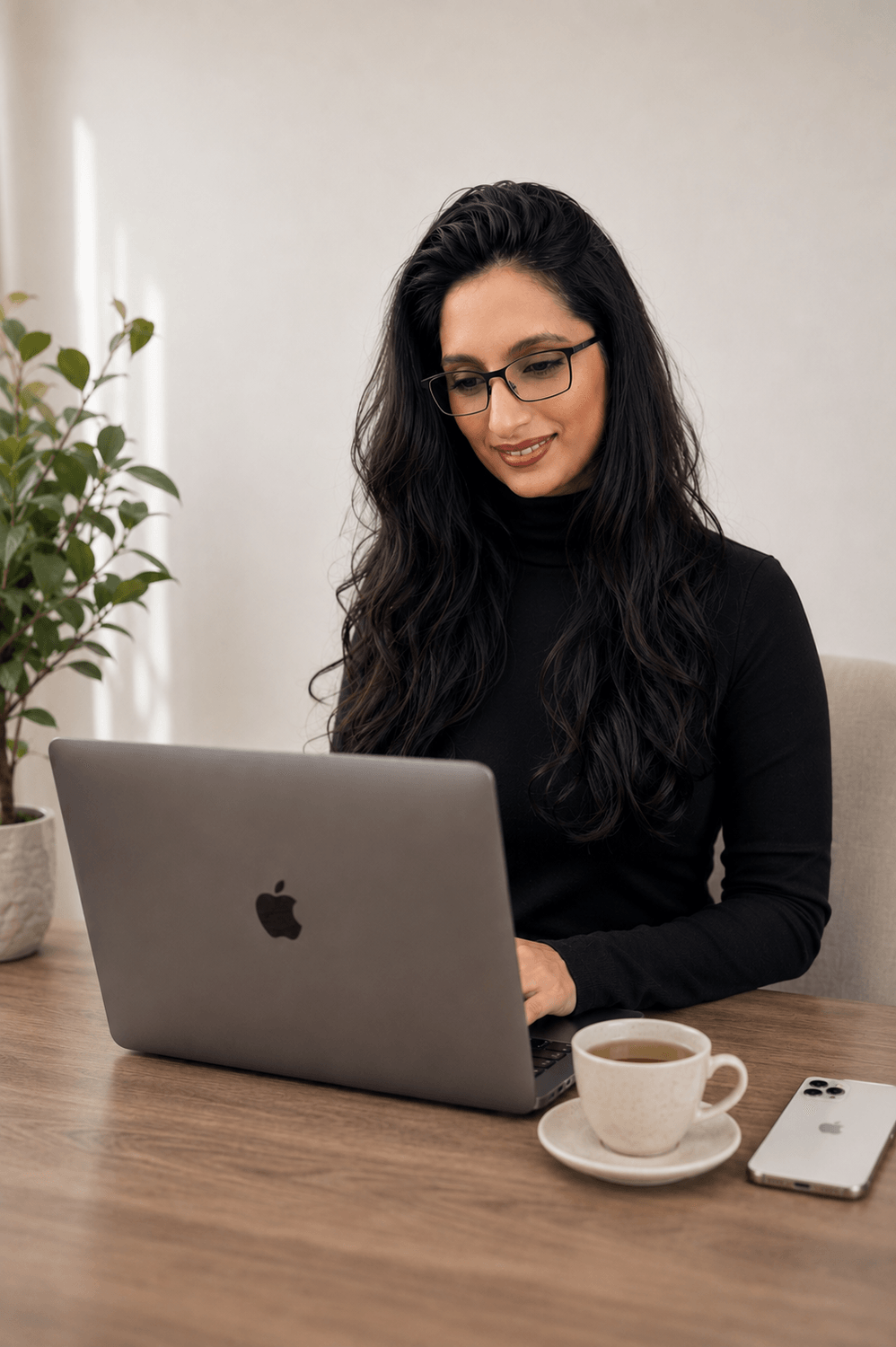 Prithee Lux working privately with clients online