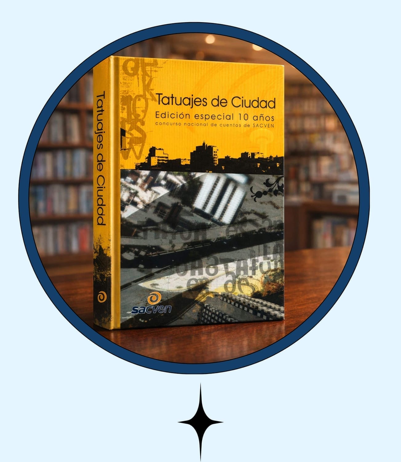 Portada de la antología TATUAJES DE CIUDAD