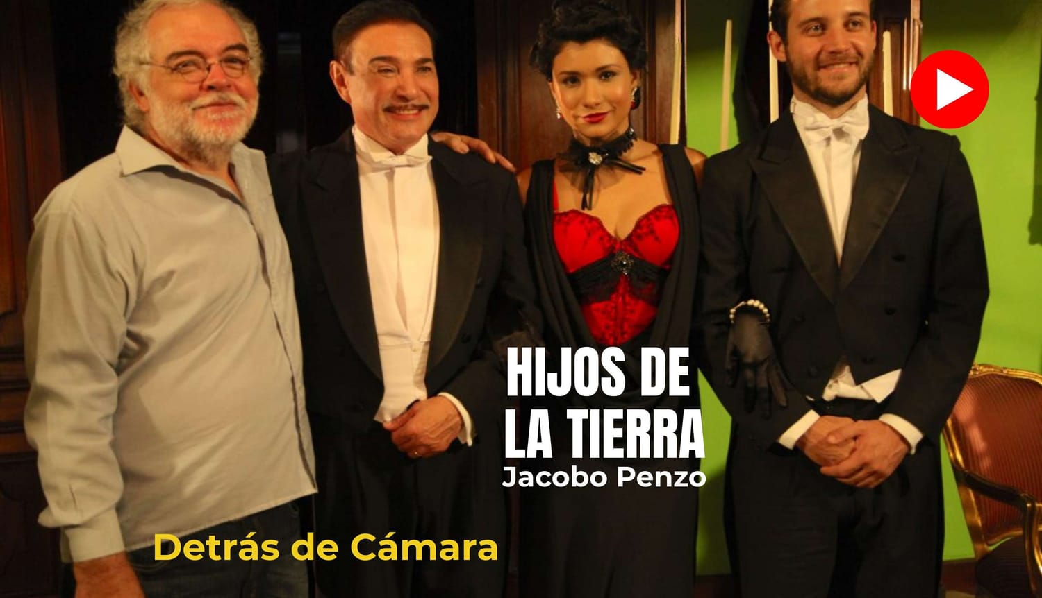 Mini afiche del Detrás de Cámara de la película HIJOS DE LA TIERRA