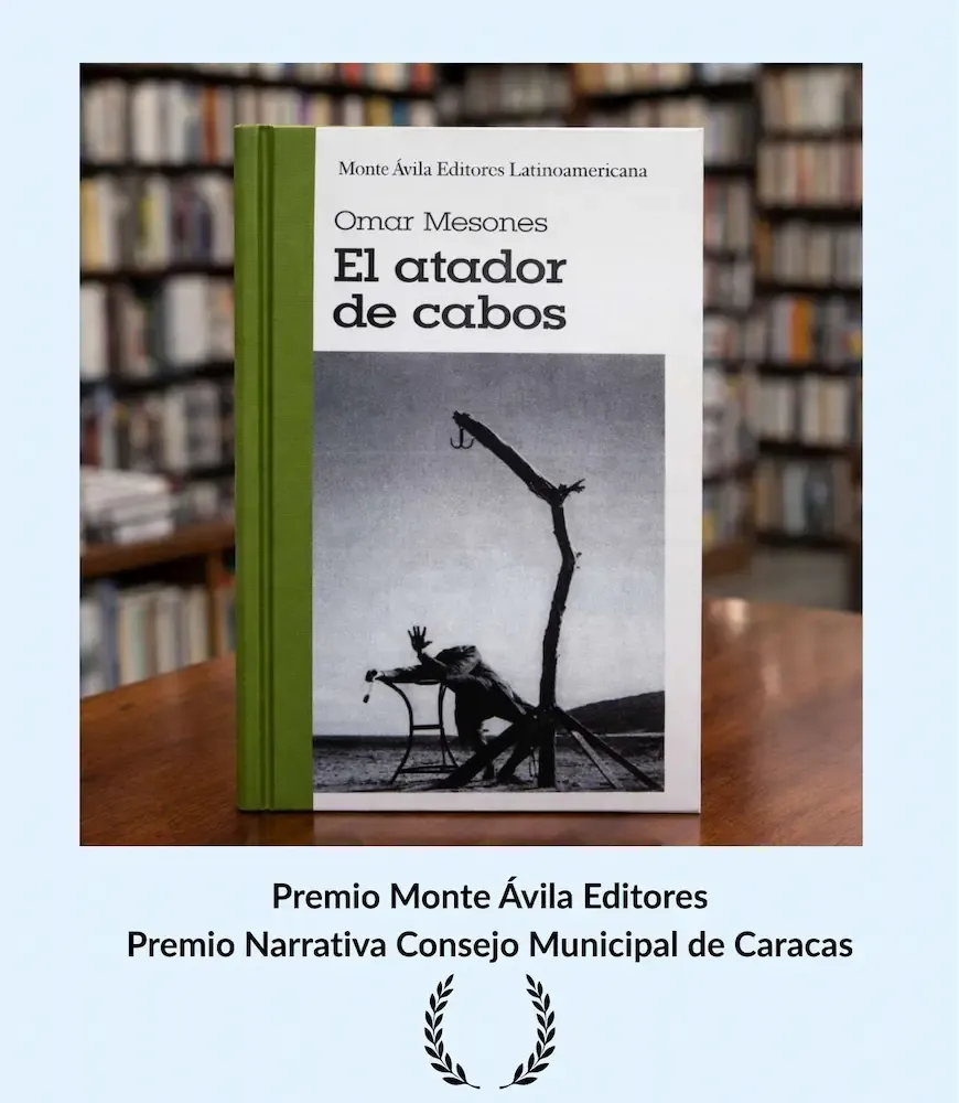 Portada del libro de relatos cortos EL ATADOR DE CABOS, de Omar Mesones