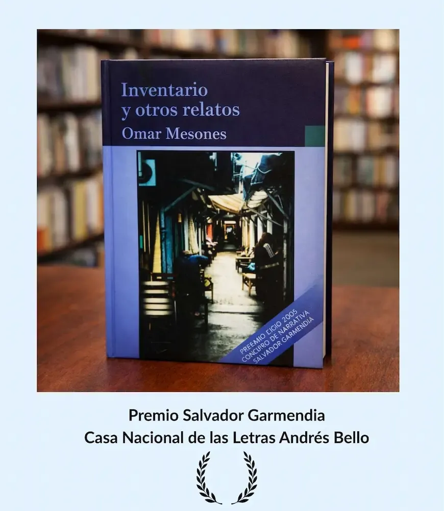 Portada del libro de relatos cortos INVENTARIO Y OTROS RELATOS, de Omar Mesones
