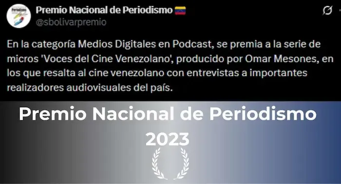 Captura de pantalla de Instagram: Omar Mesones, Premio Nacional de Periodismo