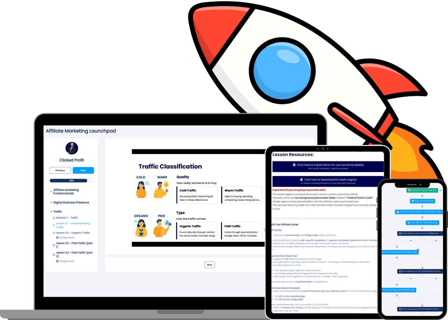 Affiliate Marketing Launchpad course preview