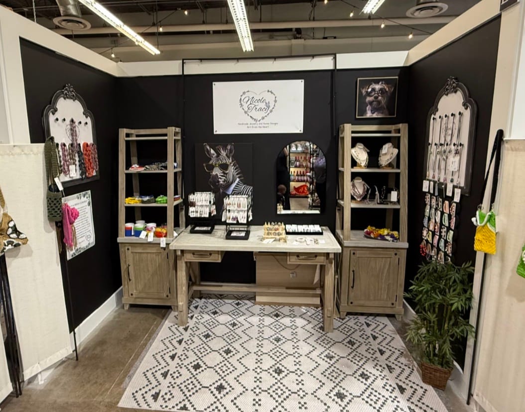 Tracy Denise's Booth at Painted Tree Boutique