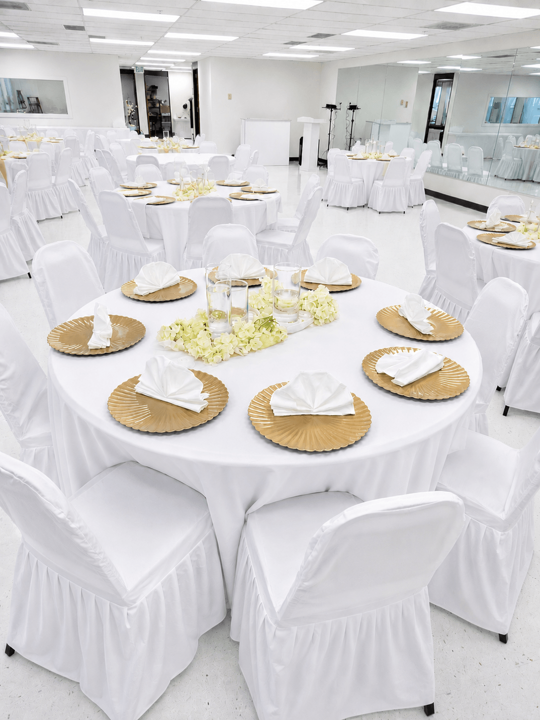 Beautiful event space set up at TD Event Space in Denver Colorado