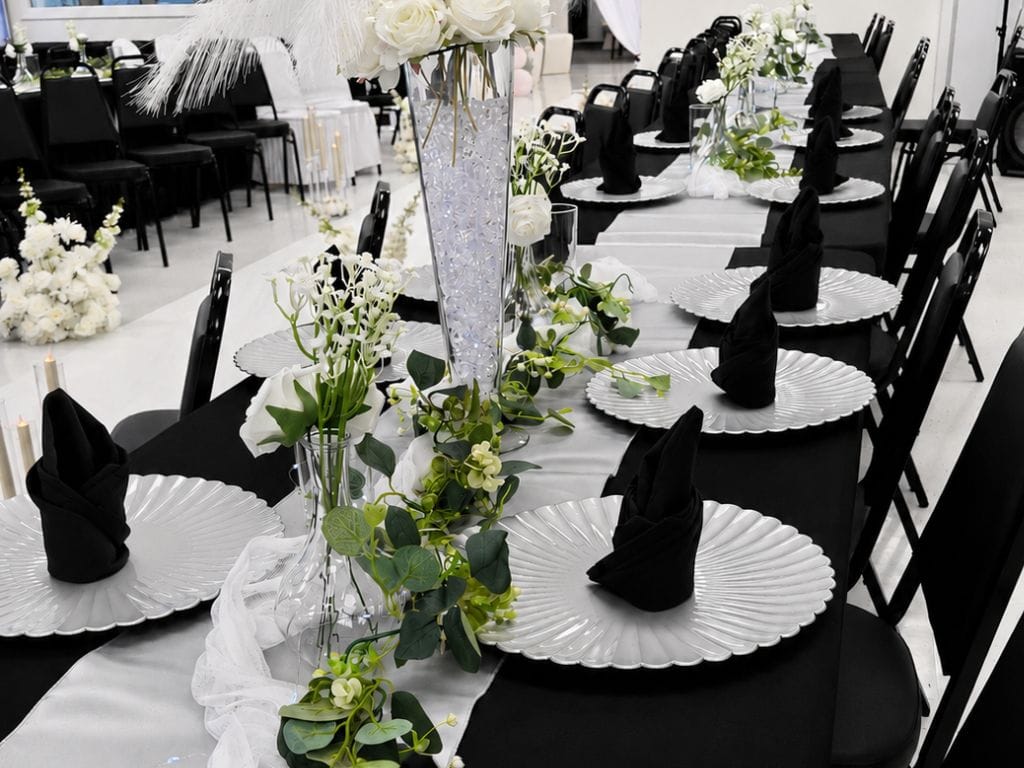 Beautiful micro wedding ceremony setup at TD Event Space in Denver