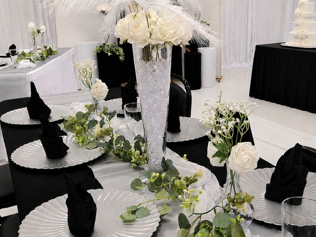 Elegant micro wedding venue in Denver with intimate reception setup