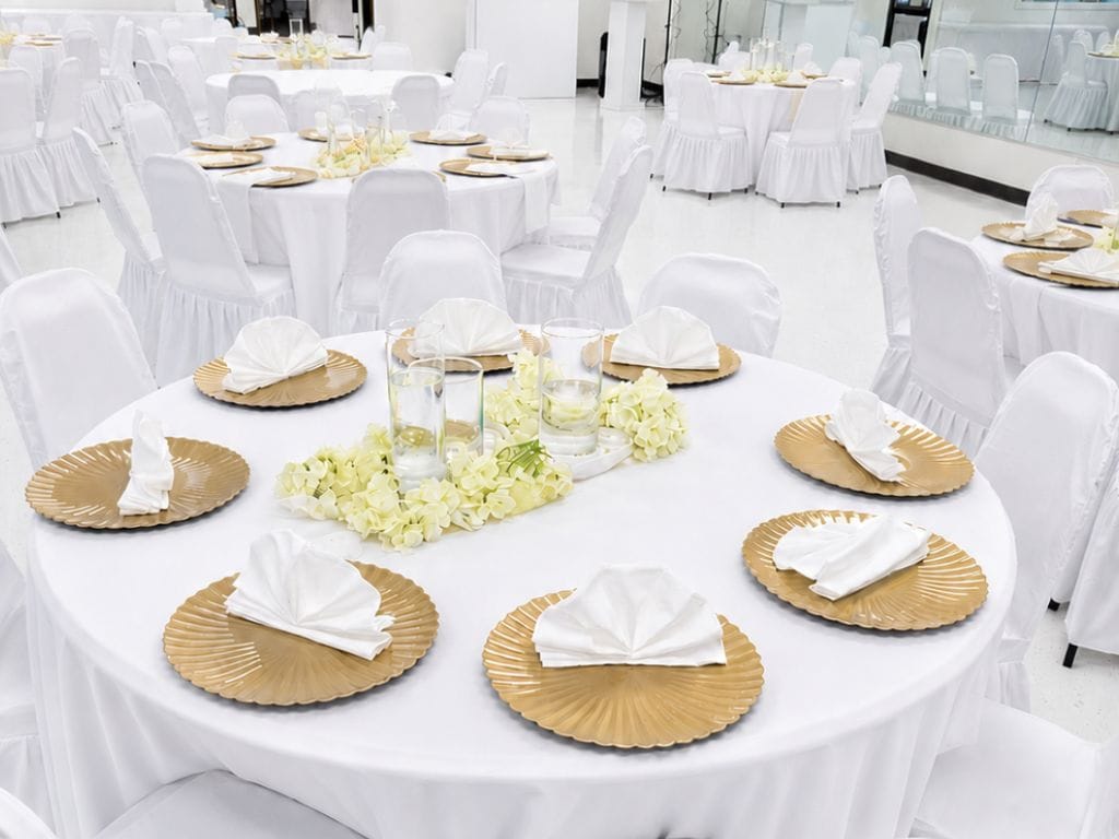 Engagement party venue in Denver with elegant décor
