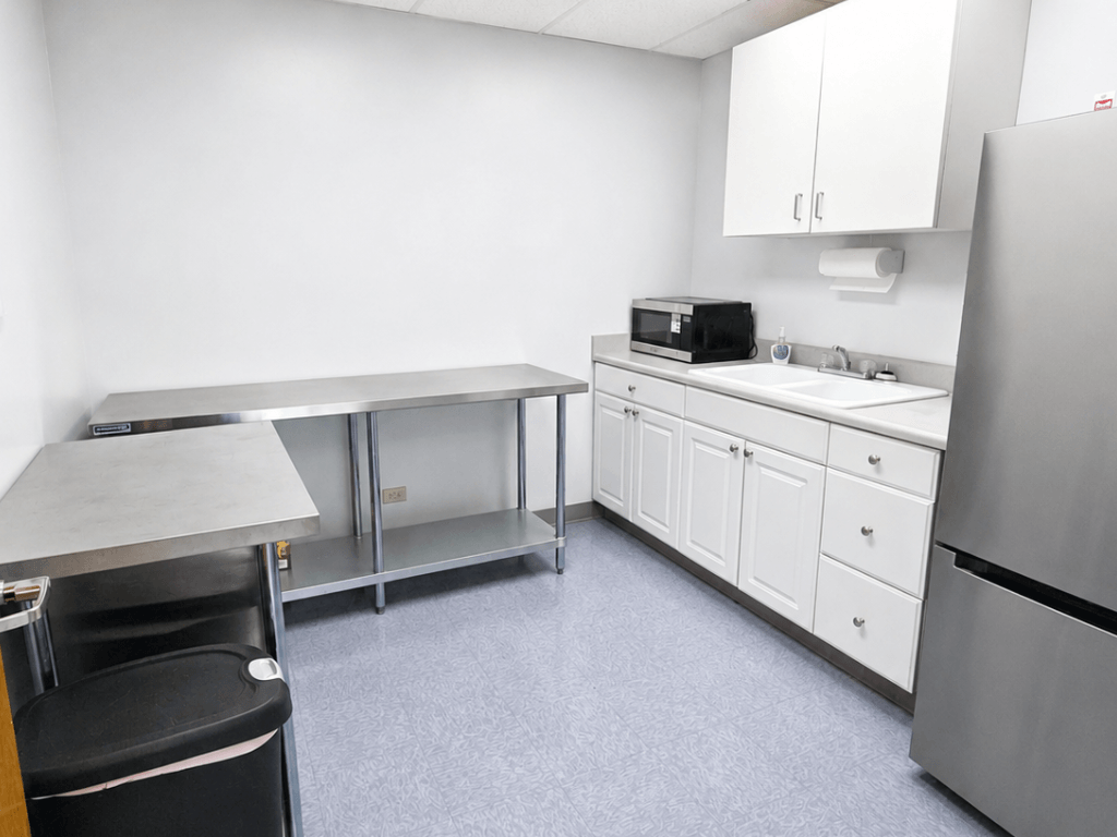 Commercial event kitchenette at TD Event Space