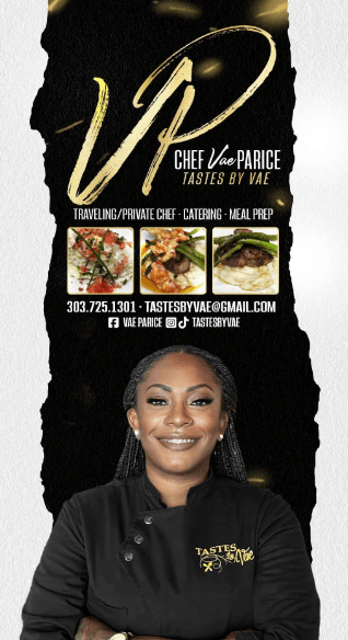 Recommended vendor Tastes by Vae Chef Vae Parice catering service