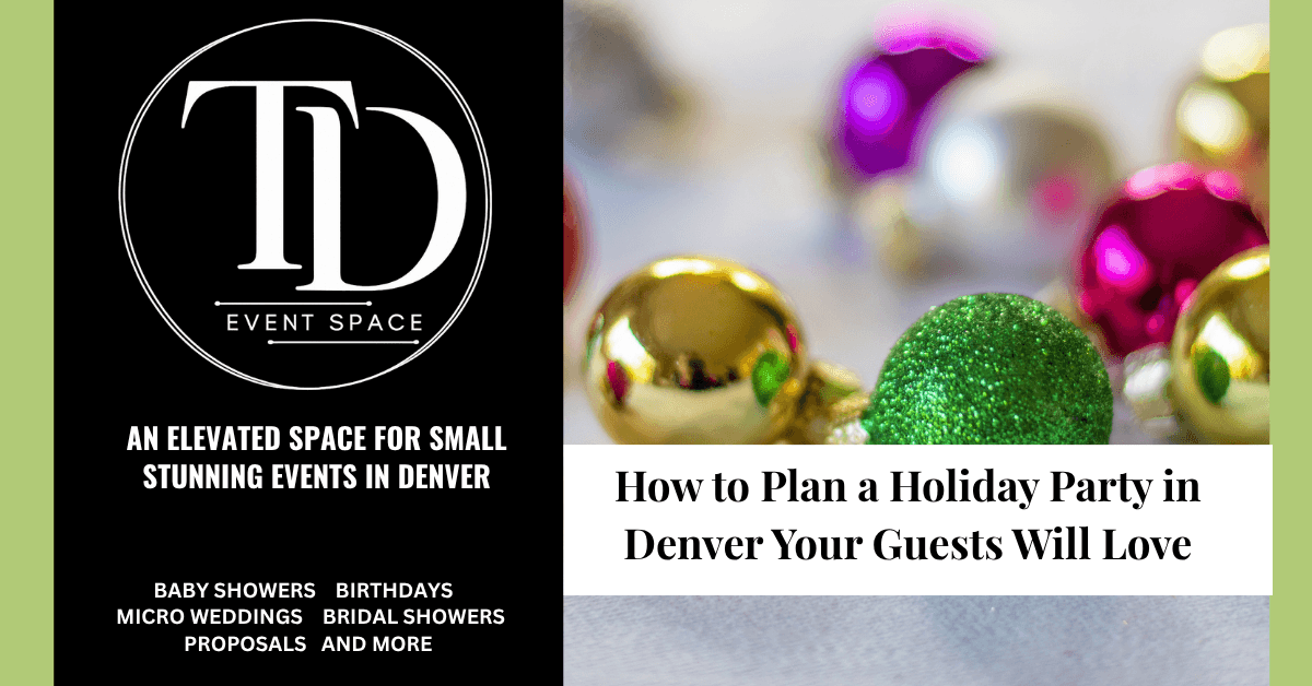 Holiday Party Venue Denver | TD Event Space