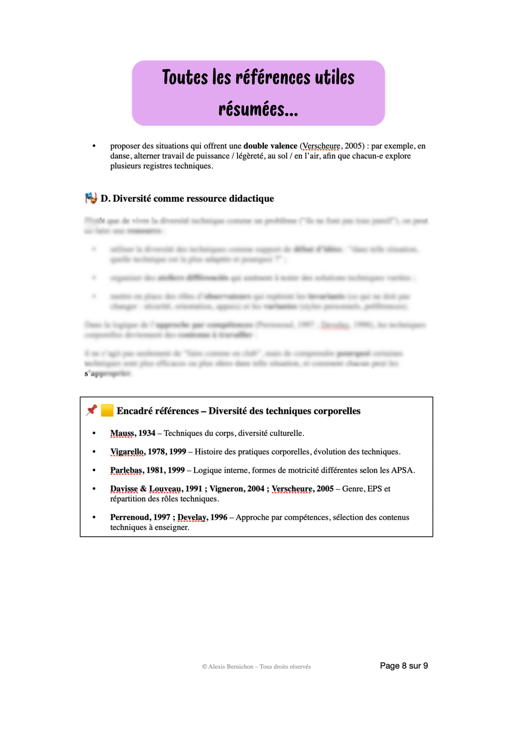 cours capeps écrit 1 et 2