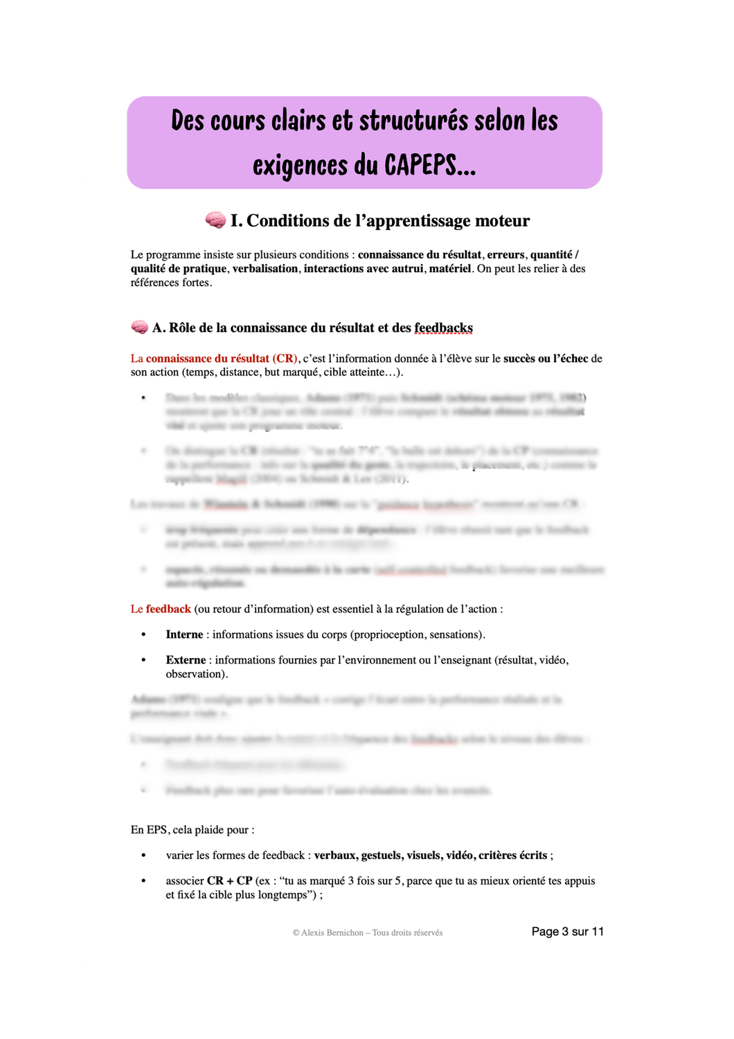 cours écrit 2 capeps