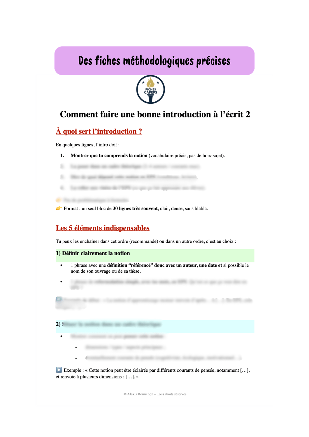 méthodologie écrit 2