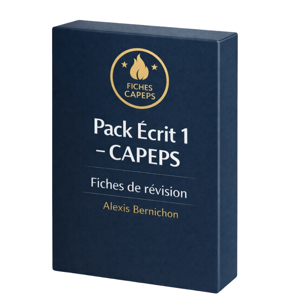 Pack écrit 1 capeps
