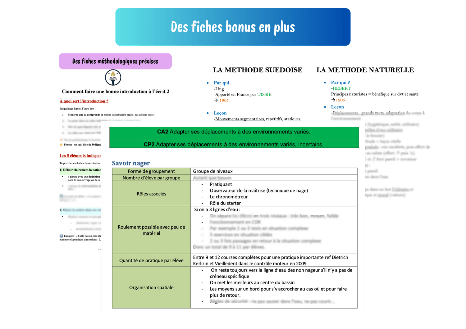 fiches bonus capeps