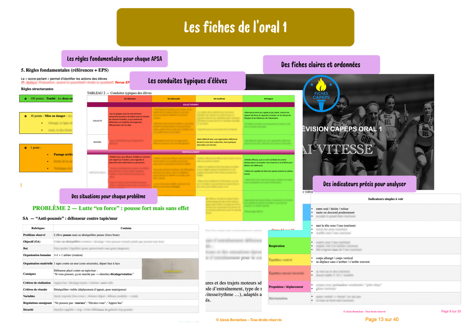 Fiches oral 1 capeps