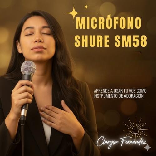 🎤Shure SM58-CN BTS – Micrófono Profesional + Base + Cable XLR (15 ft)