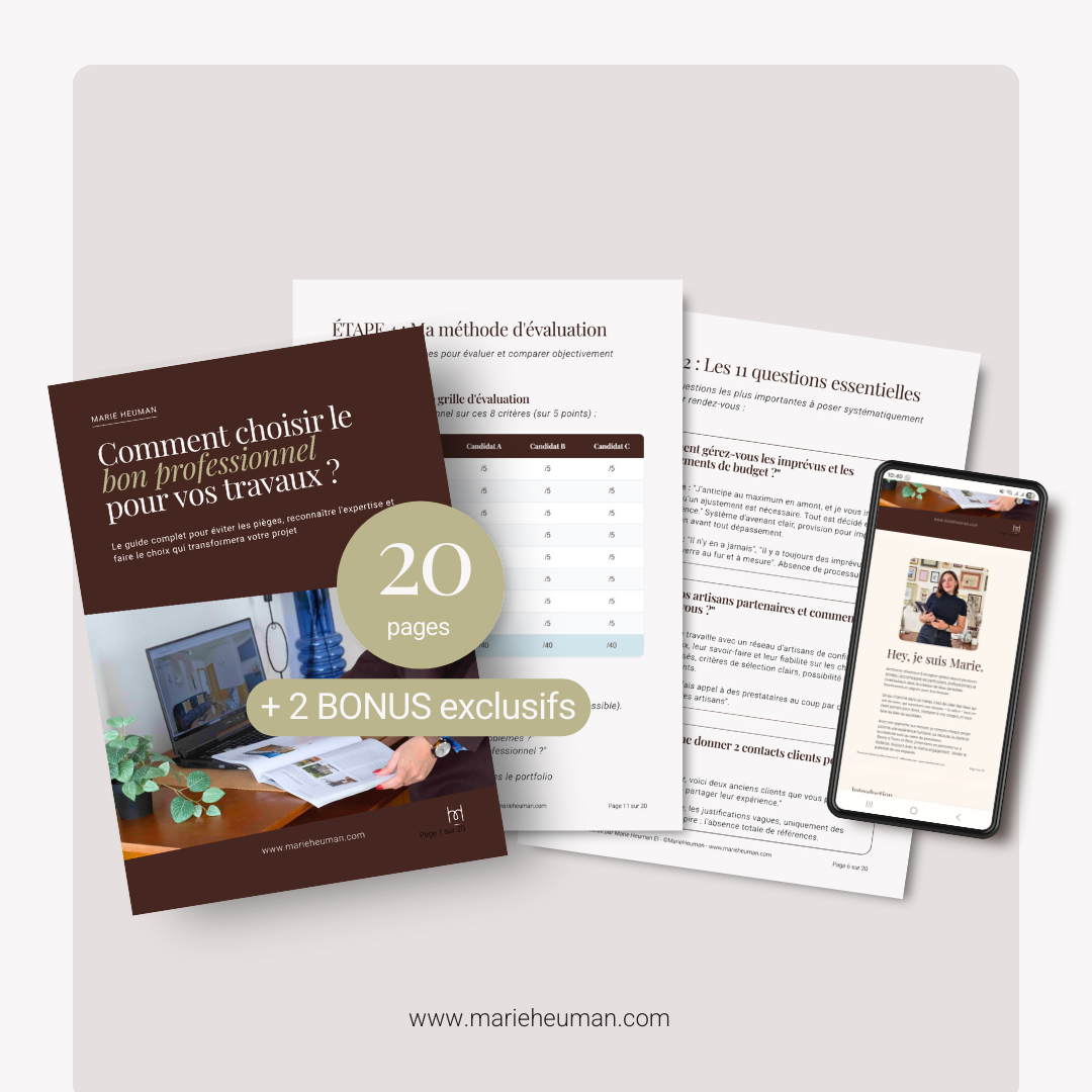 Guide gratuit : Comment choisir le bon professionnel pour vos travaux ?