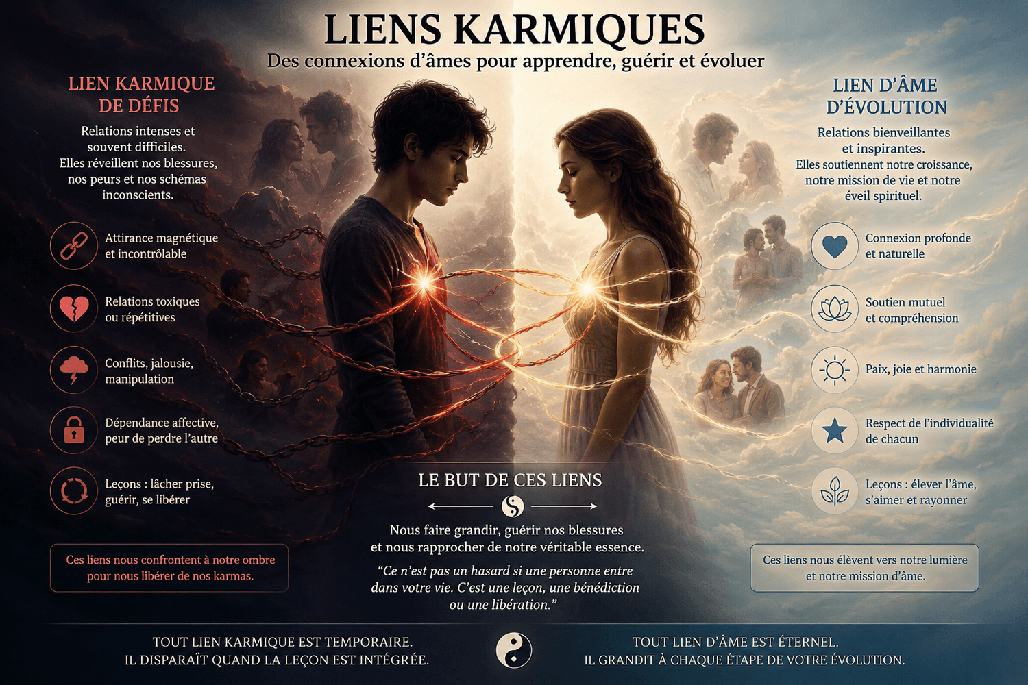 Comprendre les liens karmiques — hypnose spirituelle Sabine Ferry Narbonne