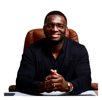 professional headshot of Manny Oloyede, mortgage loan officer and branch manager NMLS 1824463