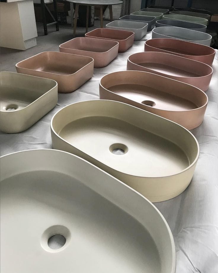 Ejemplo de lavabo de hormigón 2