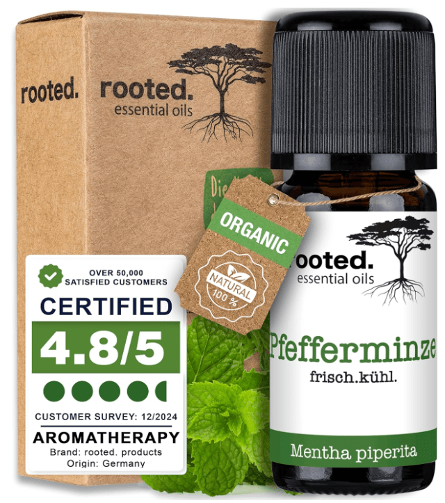 Aceite esencial puro de Menta 10ml.