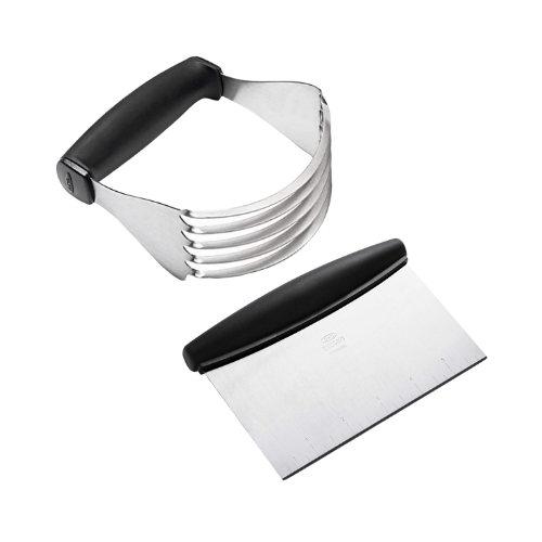 OXO Good Grips stainless steel scraper and chopper