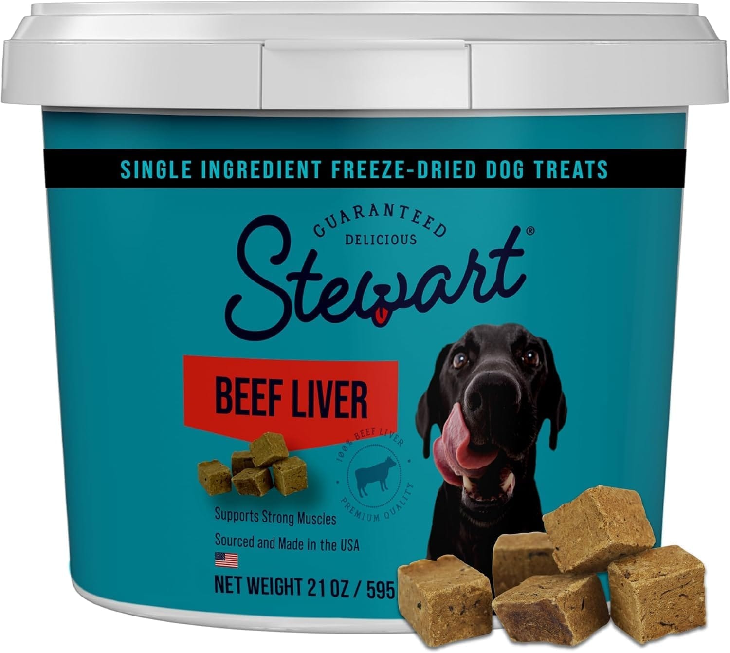 Stewart freeze dried beef liver dog treats